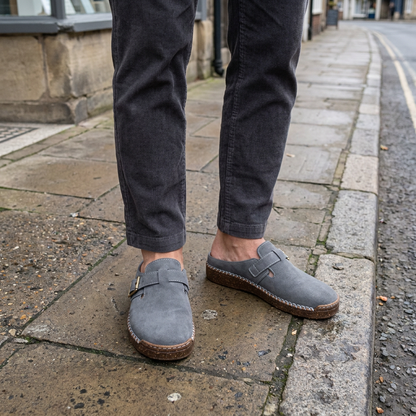 Harbrook Premium Leather-Look Mules