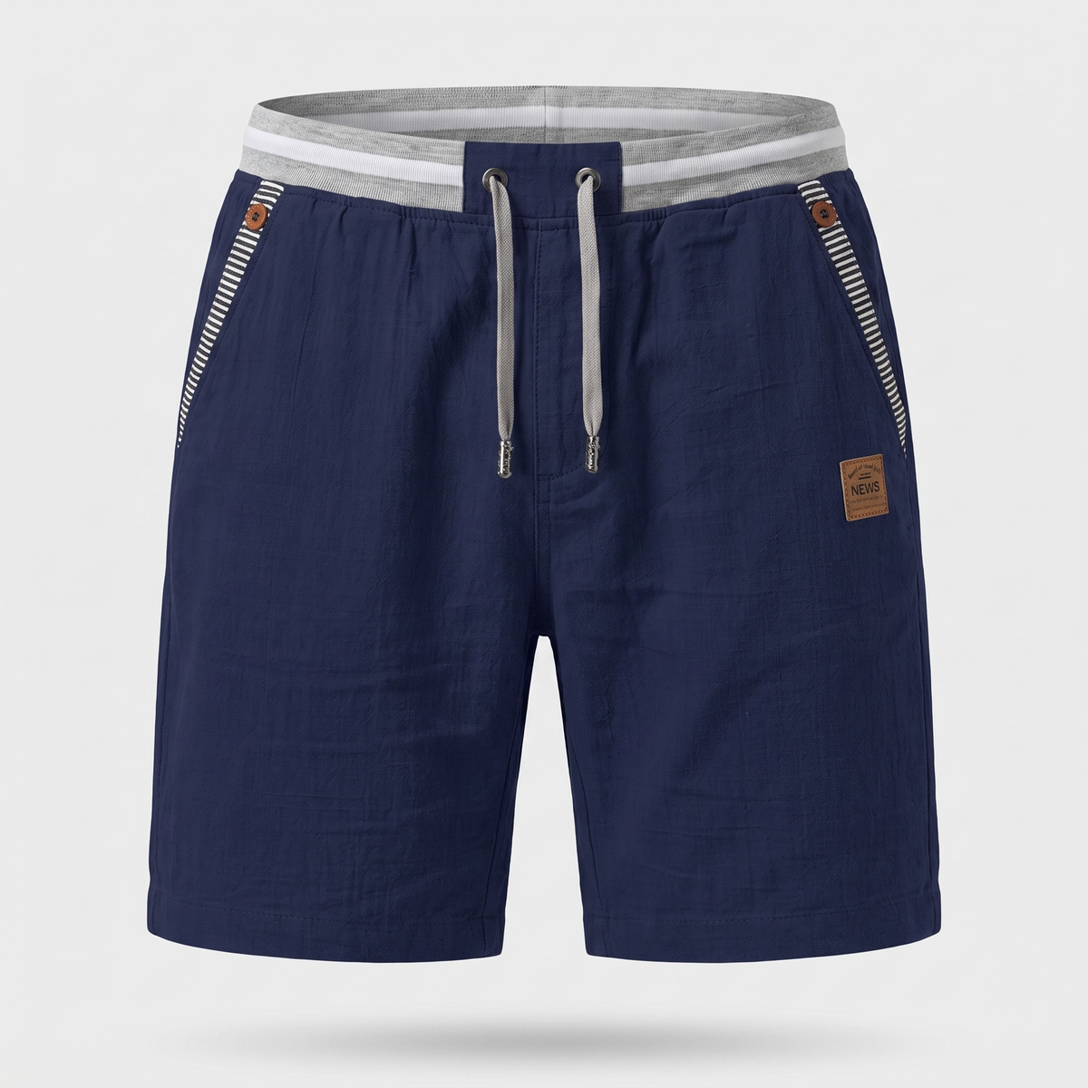 Harper Breezy Lace Shorts - Navy Blue