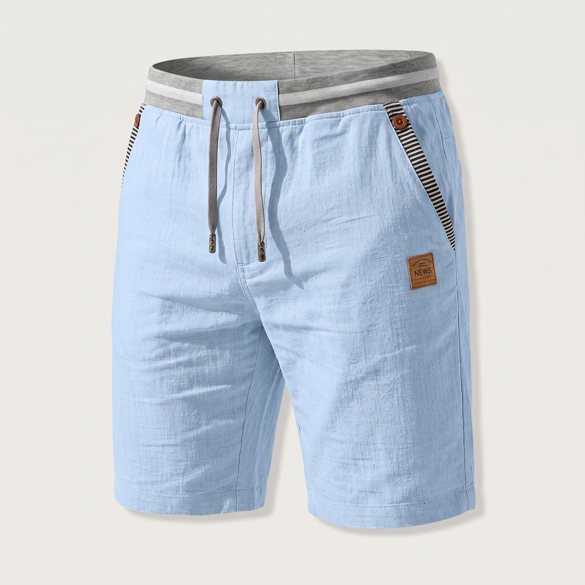 Harper Breezy Lace Shorts - Sky Blue