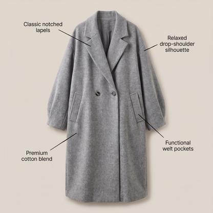 Harper - Classic Winter Overcoat - CLASSIC WINTER OVERCOAT