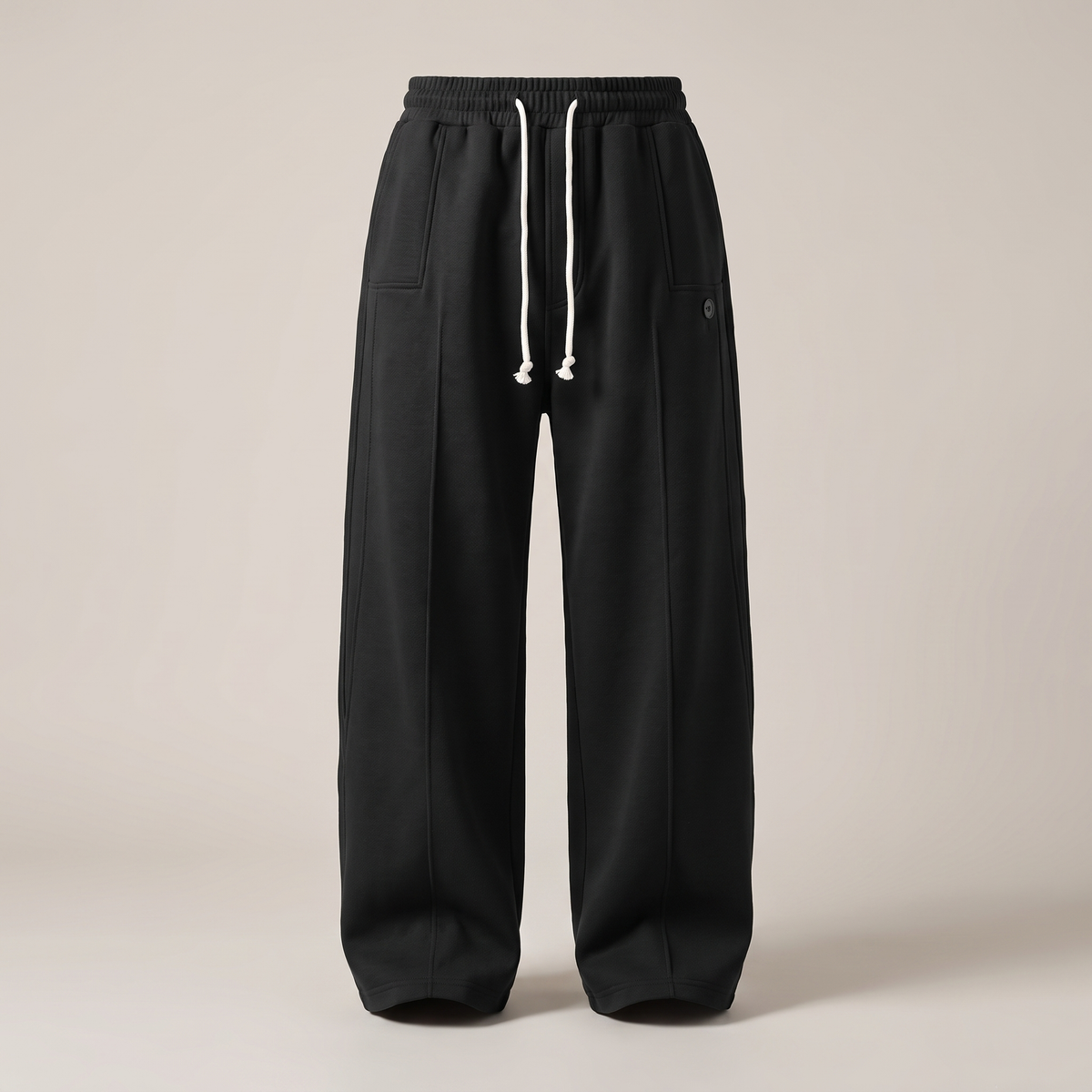 Harper Wide Leg Trousers - Black