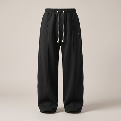 Harper Wide Leg Trousers - Black