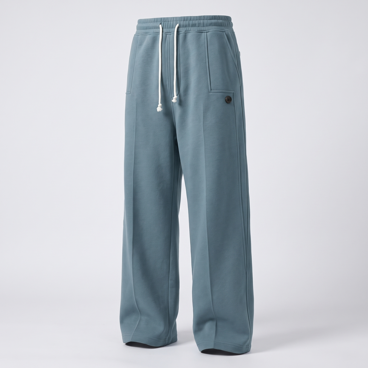 Harper Wide Leg Trousers - Blue