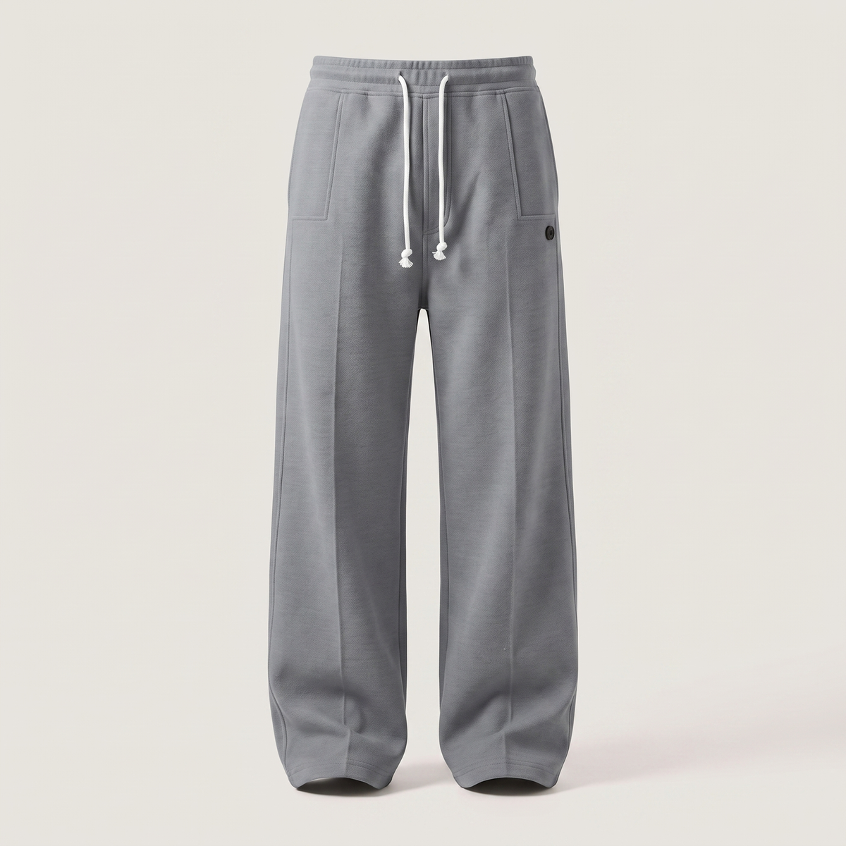 Harper Wide Leg Trousers - Grey