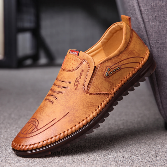 Harpsden Signature Slip-On Shoes - Cognac