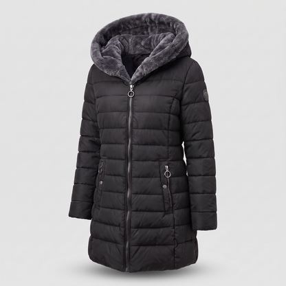 Harriet Cosy Winter Jacket - Black
