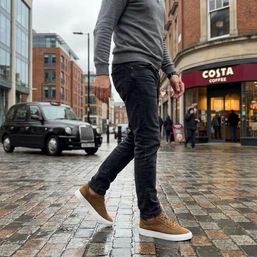 Harrington Suede-Look Comfort Trainers