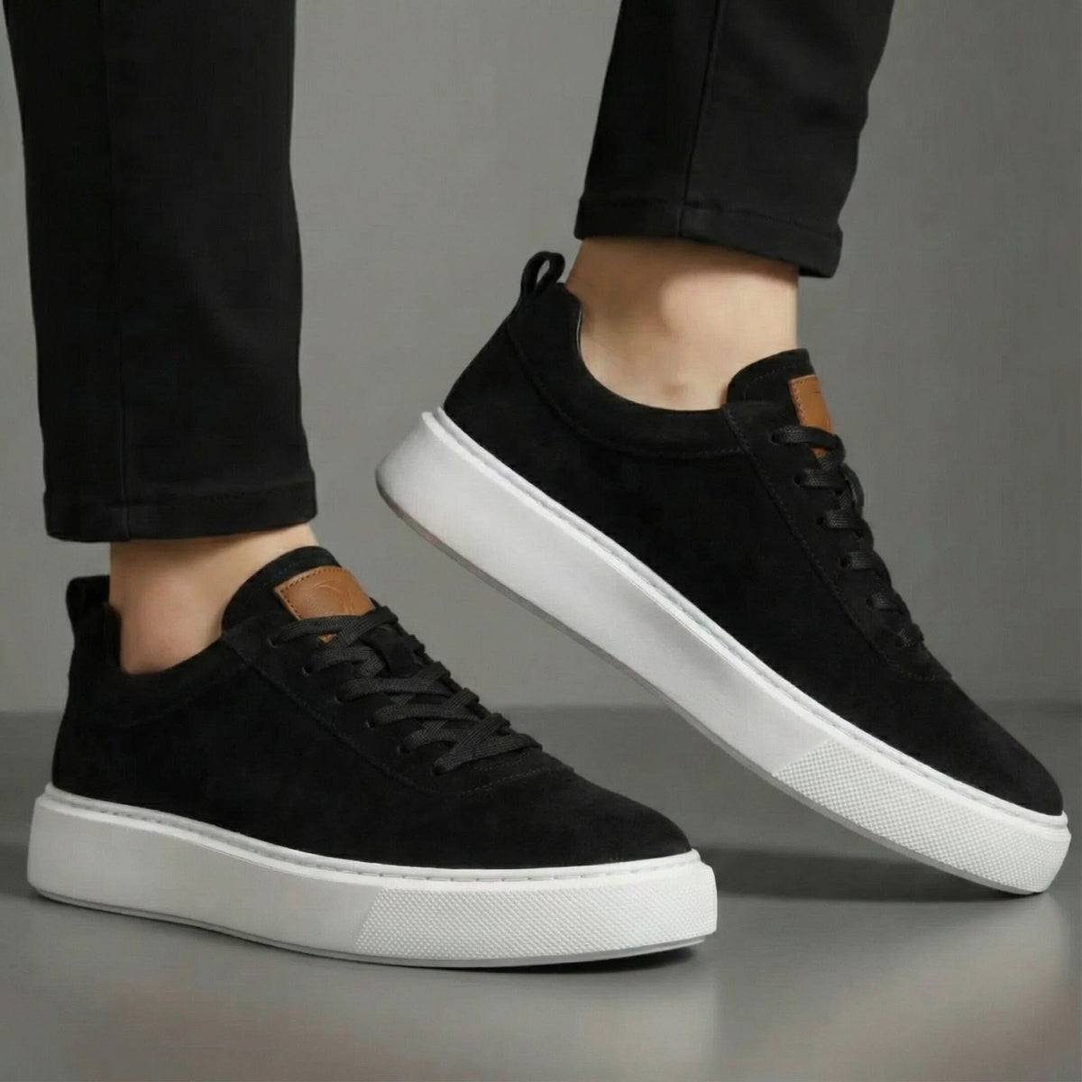 Harrington Suede-Look Comfort Trainers