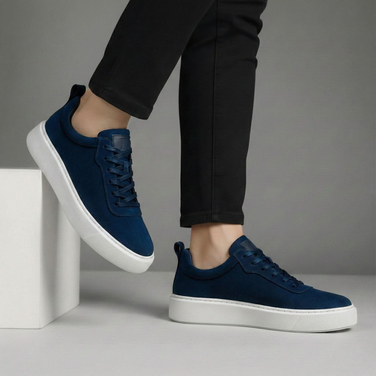 Harrington Suede-Look Comfort Trainers