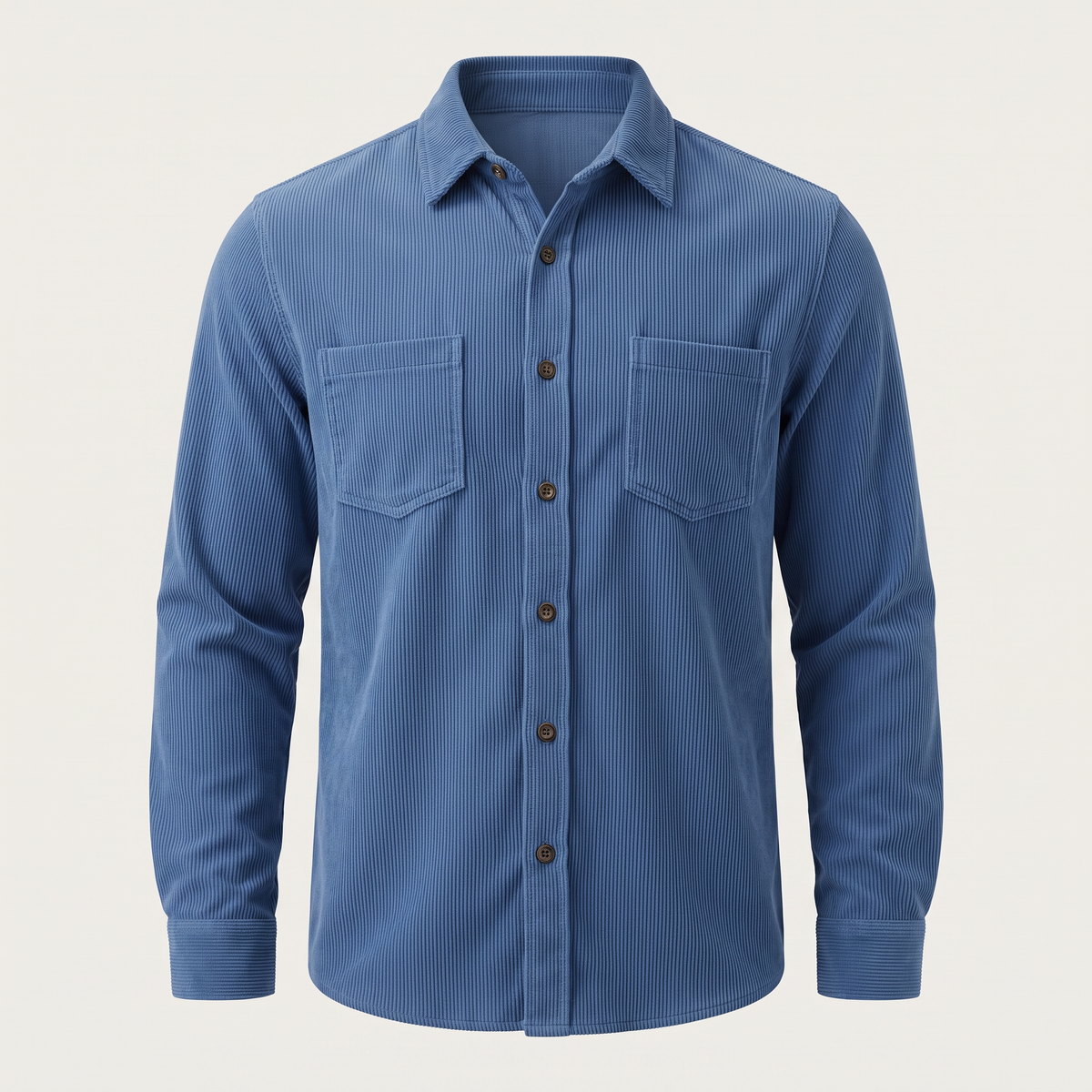 Harris Classic Corduroy Shirt - Blue