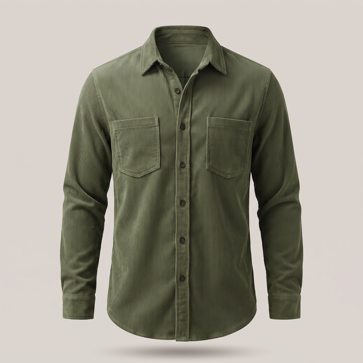 Harris Classic Corduroy Shirt - Green