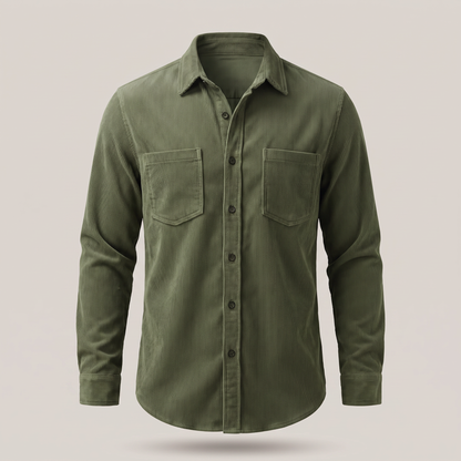 Harris Classic Corduroy Shirt - Green