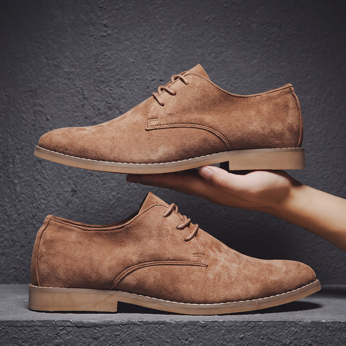 Hatherby Smart-Casual Oxford Shoes - Brown