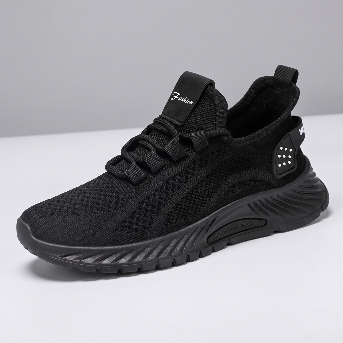Hattie Air-Mesh Trainers - Black