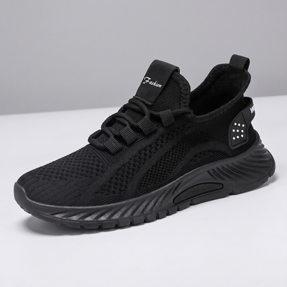 Hattie Air-Mesh Trainers - Black