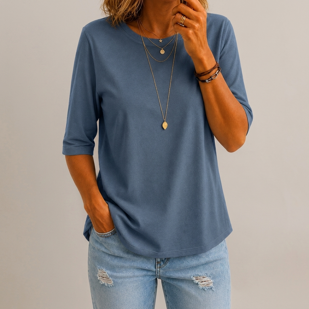 Haverleigh Everyday Comfort Tee - Blue