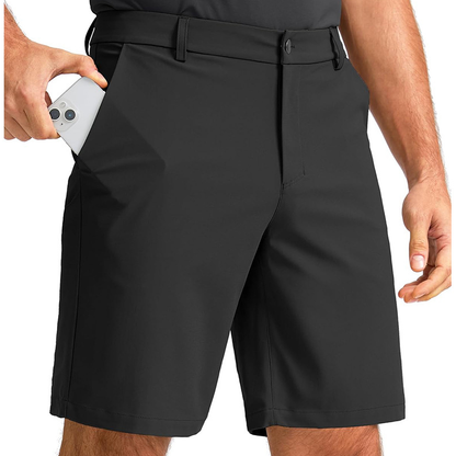 Hawkridge Tailored Stretch Shorts - Black