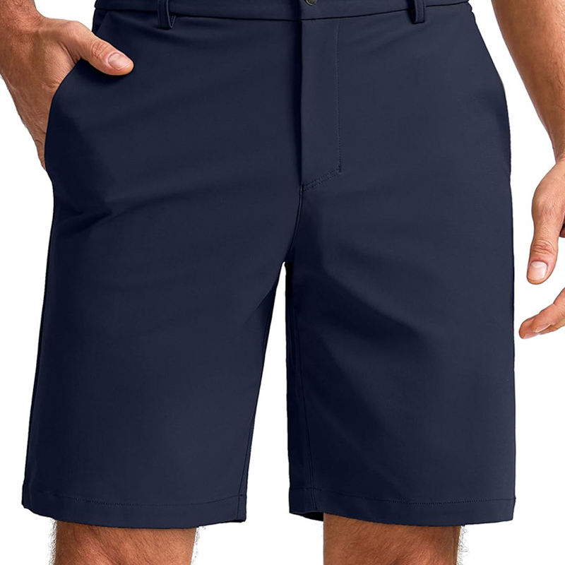 Hawkridge Tailored Stretch Shorts - Navy