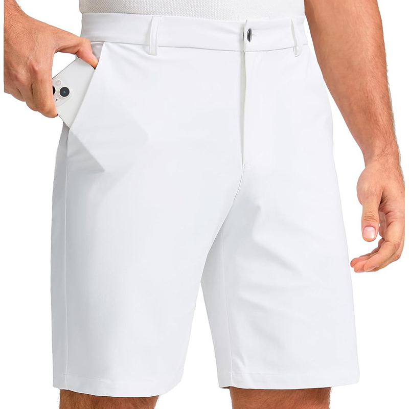 Hawkridge Tailored Stretch Shorts - White