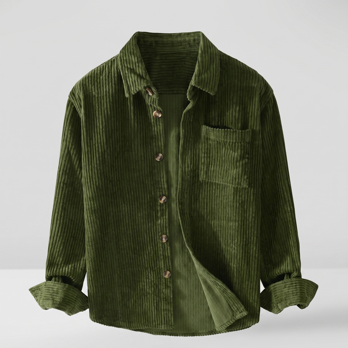 Hawthorne Corduroy Shirt - Green