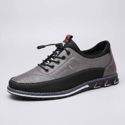 Hawthorne Leather-Look Oxford - Silver