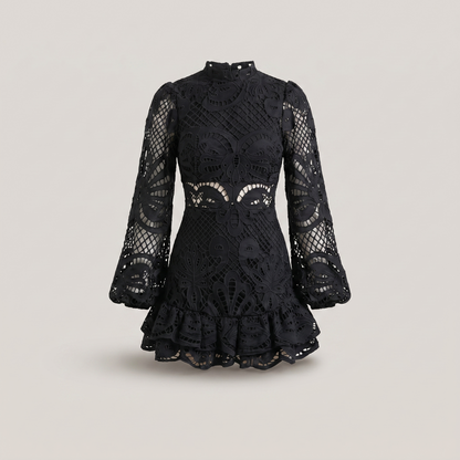 Heavens Mini Dress - Black