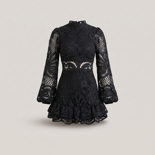 Heavens Mini Dress - Black