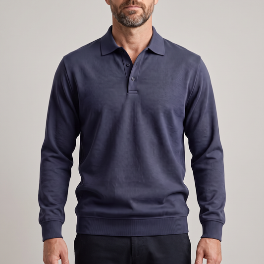 Heritage Cotton Polo Jumper