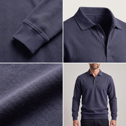 Heritage Cotton Polo Jumper