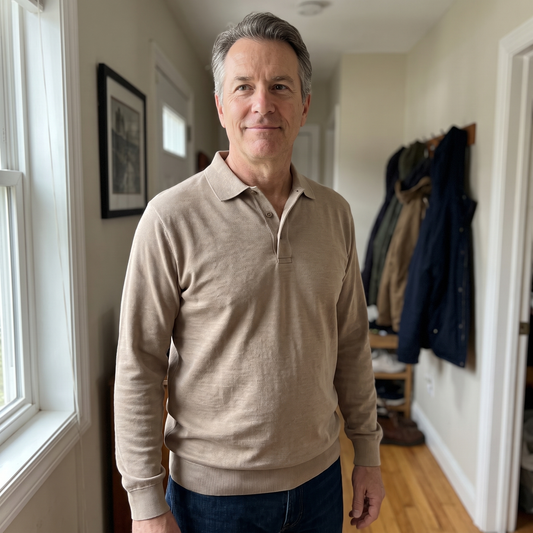 Heritage Cotton Polo Jumper