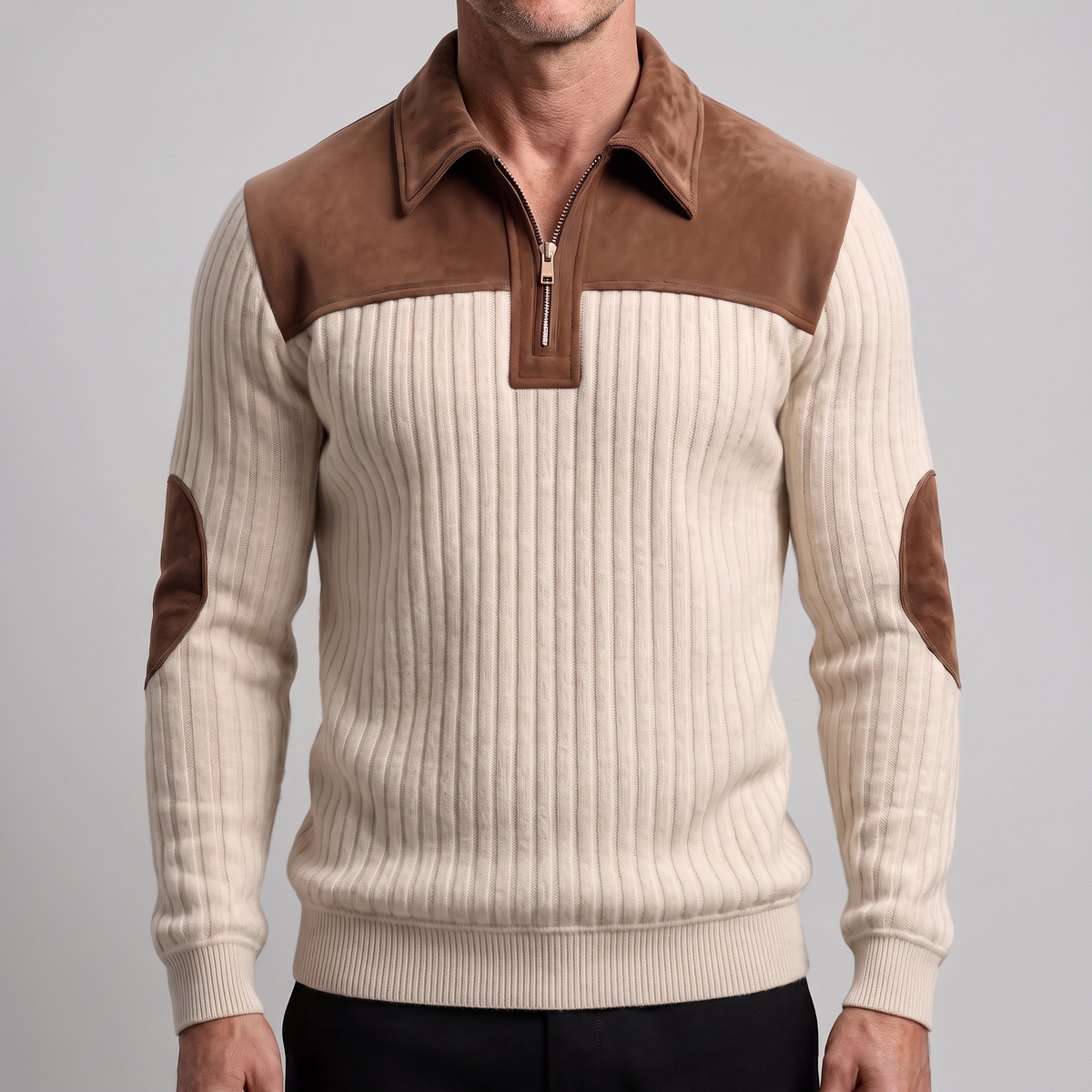 Heritage Half Zip Knit Jumper