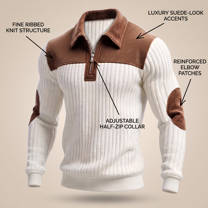 Heritage Half Zip Knit Jumper