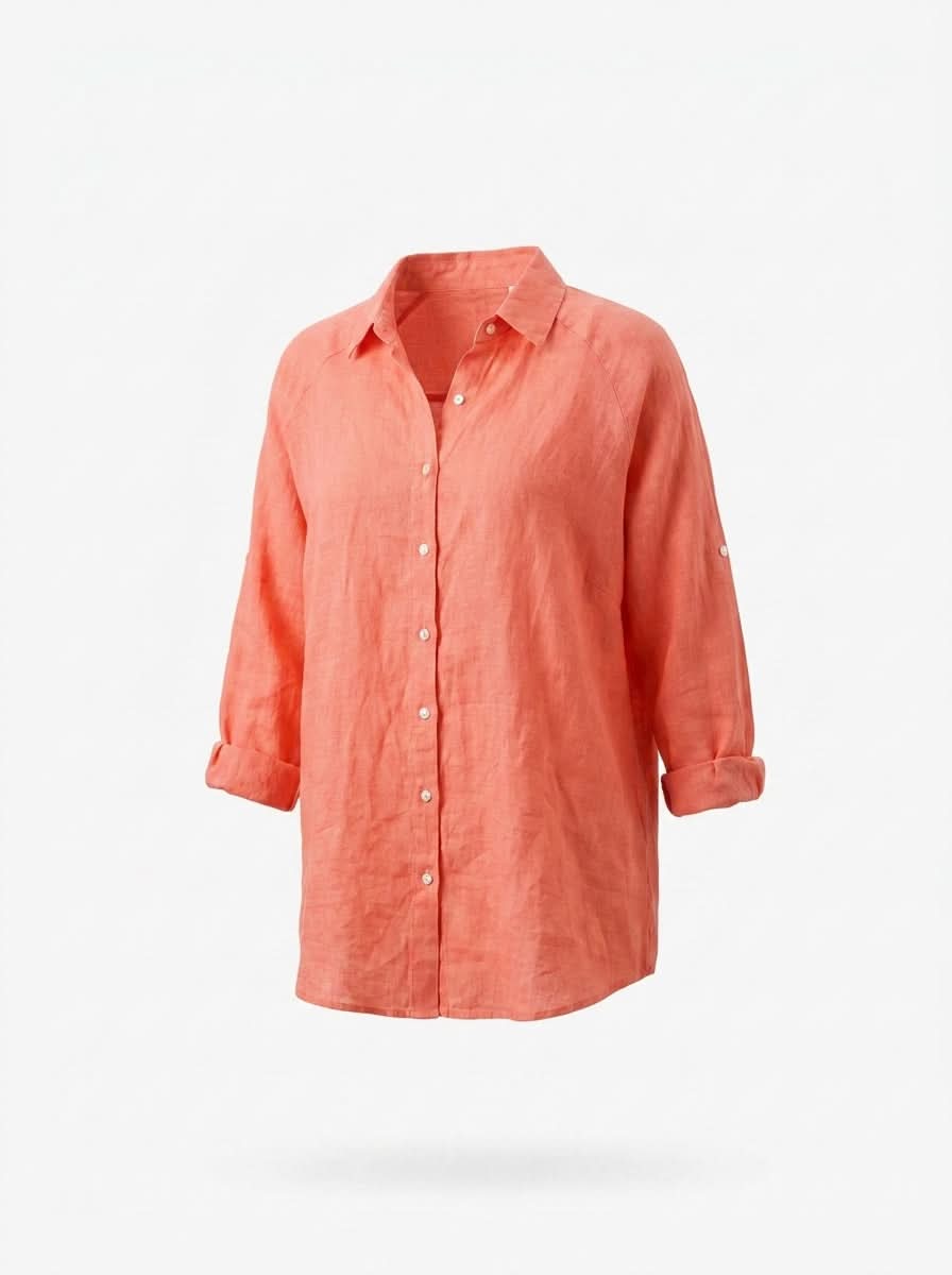 Highclere Oversized Shirt - Coral