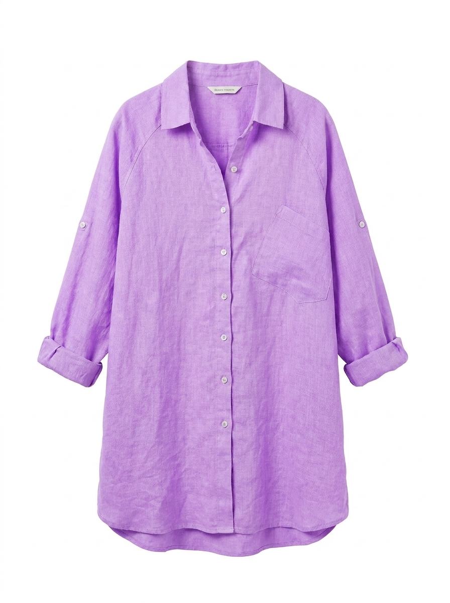 Highclere Oversized Shirt - Mauve