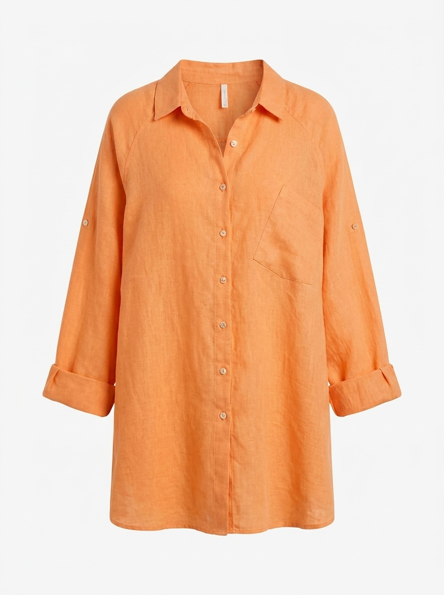 Highclere Oversized Shirt - Peach Fuzz