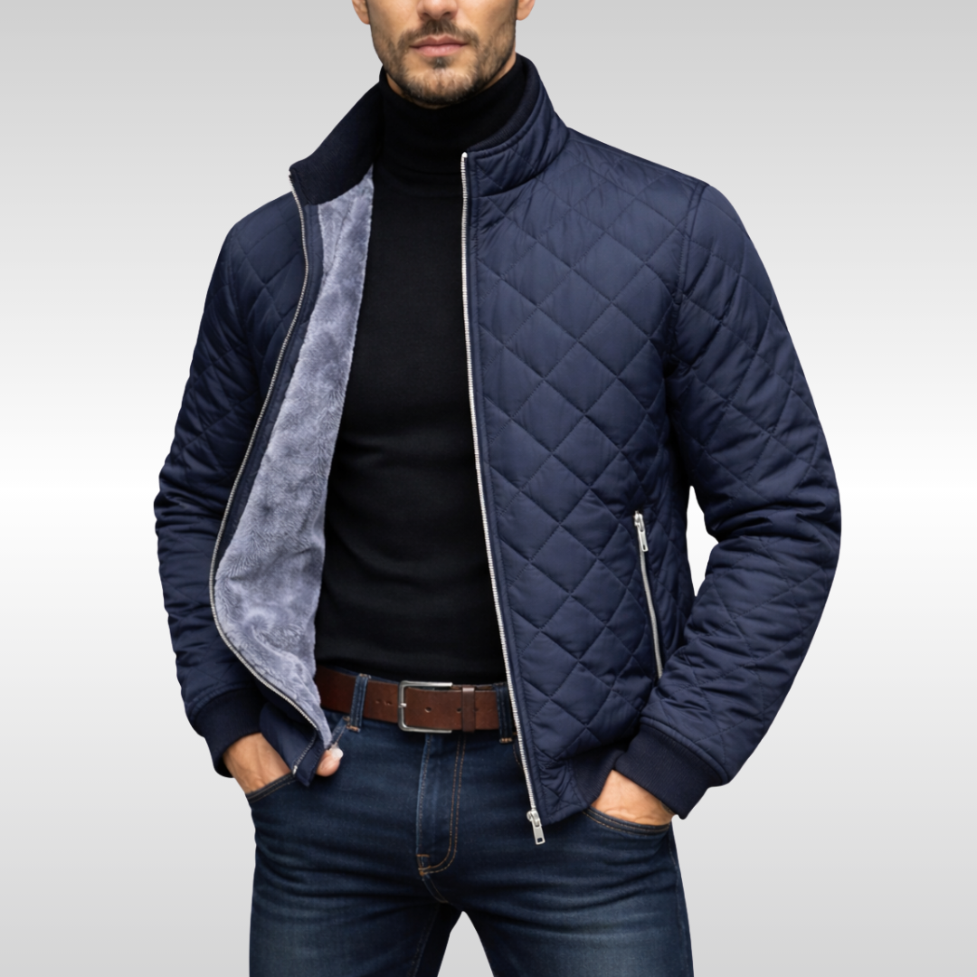 Hollistere Heat Jacket - Navy Blue