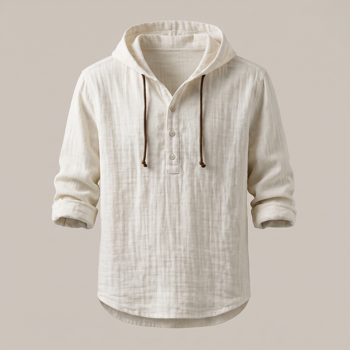 Hudson Hoodie Shirt - White