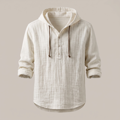 Hudson Hoodie Shirt - White