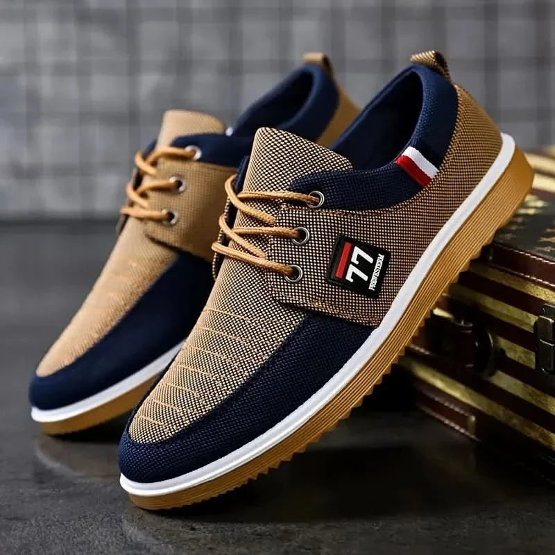 Huxley Knit Trainers - Khaki