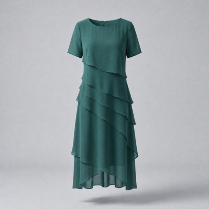 Irina Graceful Soft Touch Dress - Green