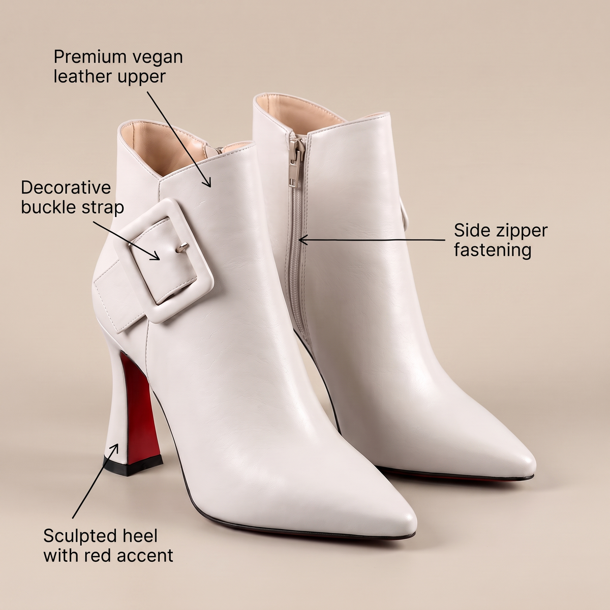 Isabelle Strap Detail Boots
