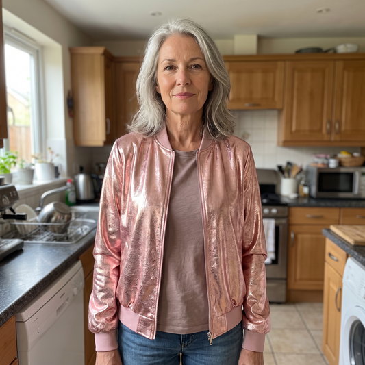 Isadora Glitter Sleeve Jacket