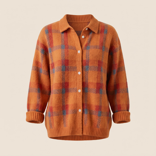 Isadora Soft Knit Sweater - Orange