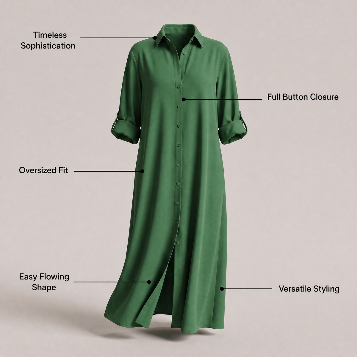 Ivy Button Dress
