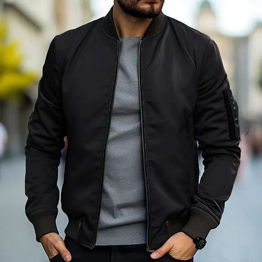 Jack Premium Bomber Jacket - Black