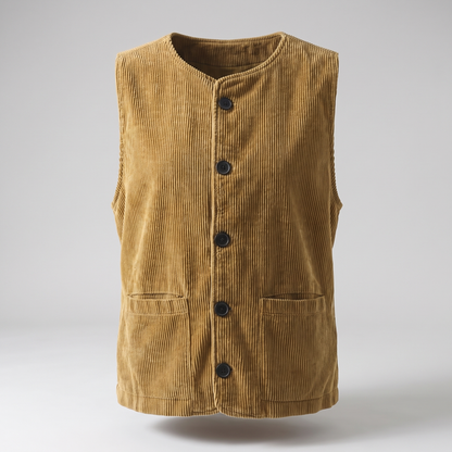 Jane Corduroy Cardigan - Beige