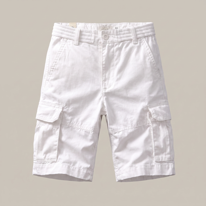 Jasper Cargo Shorts - White