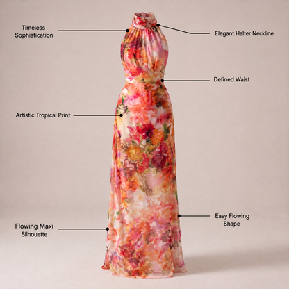 Julienne Flowing Maxi Dress