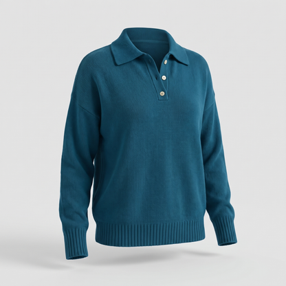 Juliette Soft Knit Sweater - Navy Blue