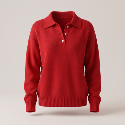 Juliette Soft Knit Sweater - Red